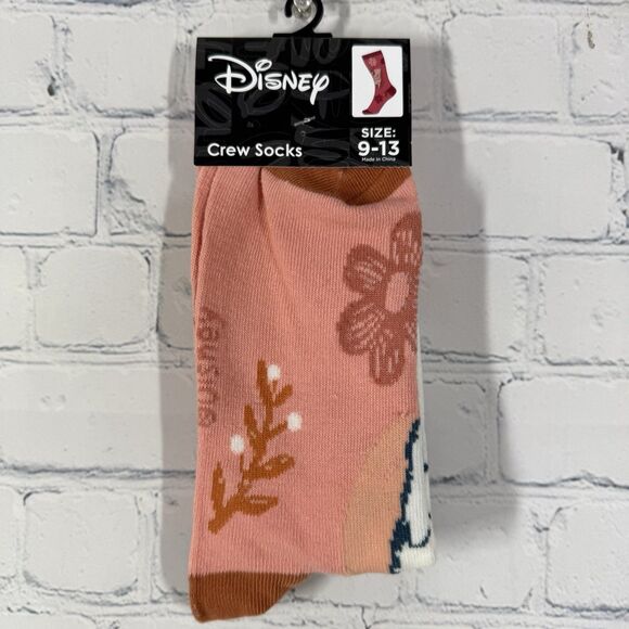 Disney Ankle Socks Women 9-13 Crew Lot Mickey Minnie Bambi Stitch Cartoon - Picture 8 of 16